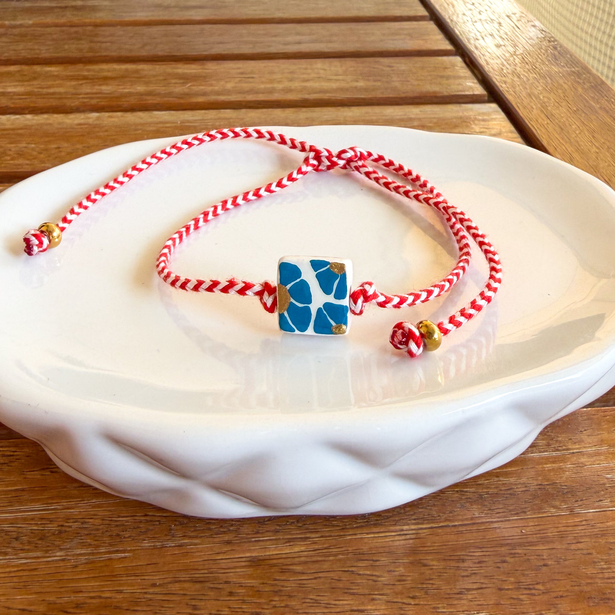 Μαρτάκι - Blue Abstract Flower