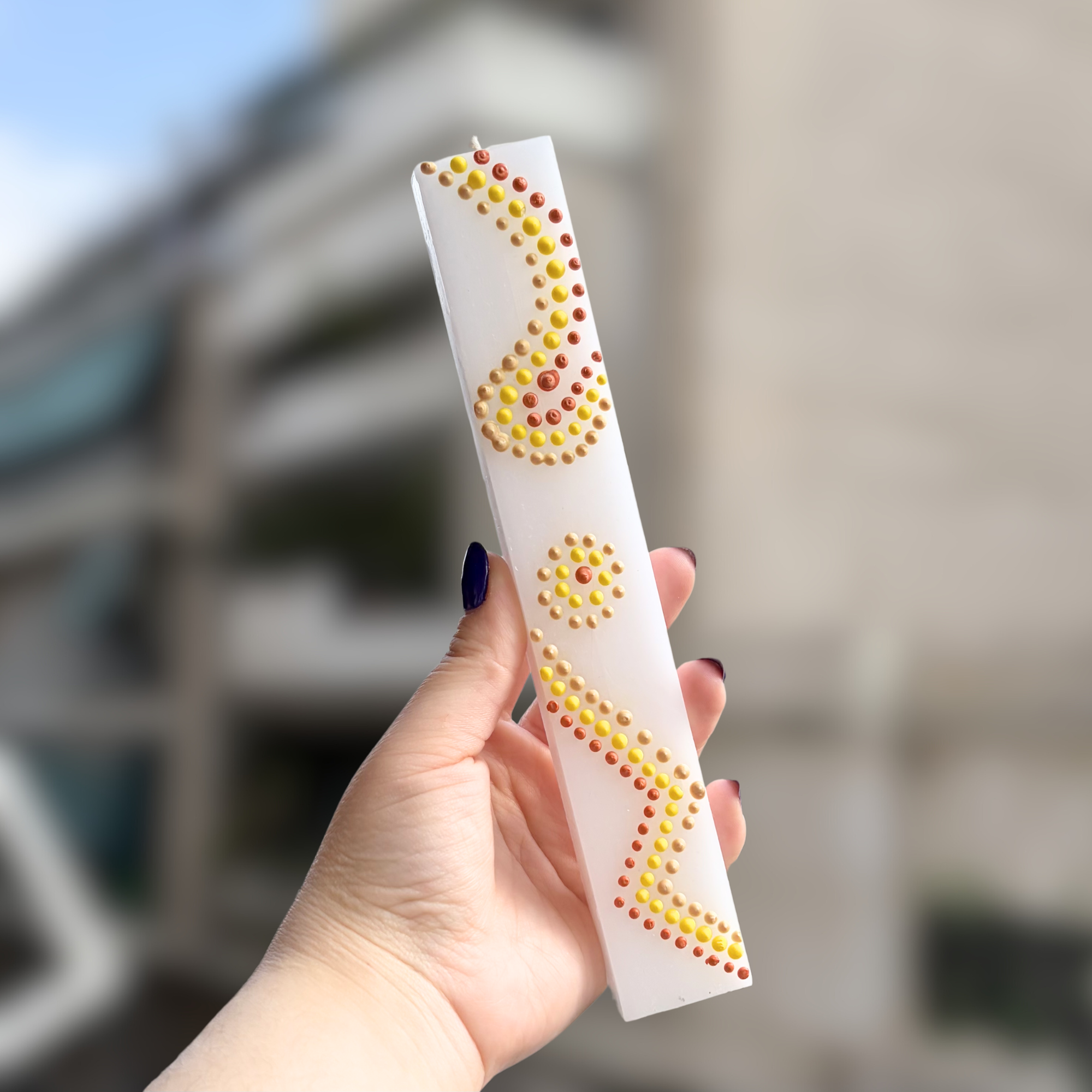 Λαμπάδα - Yellow Abstract