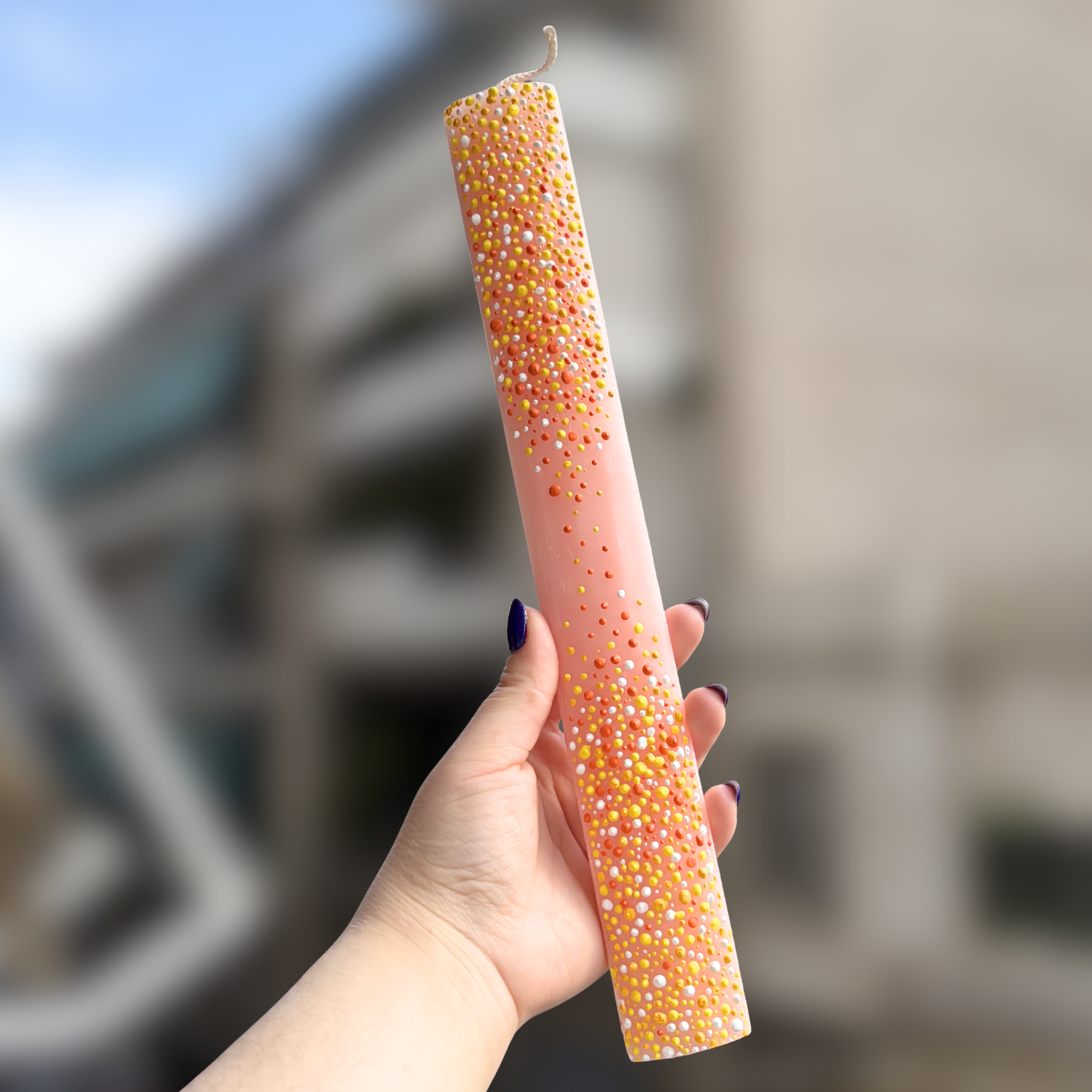 Λαμπάδα - Yellow Dots