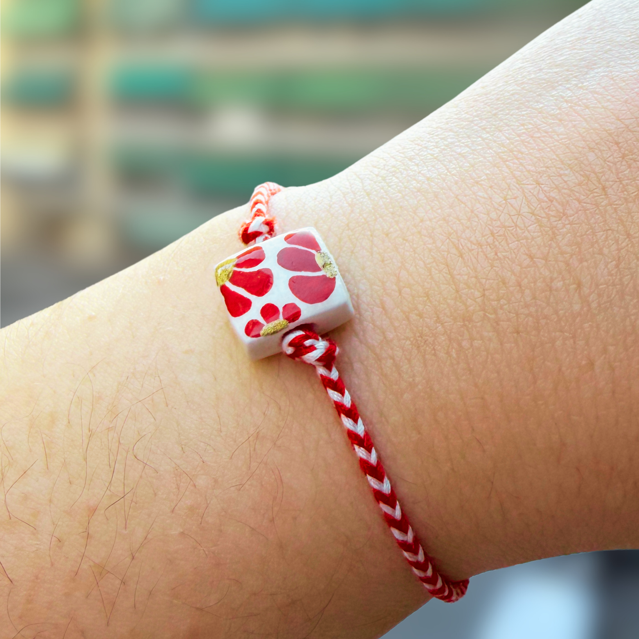 Μαρτάκι - Red Abstract Flower