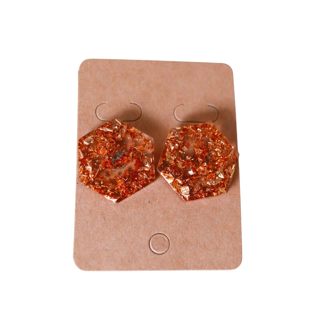 Earrings - Orange Sparkle