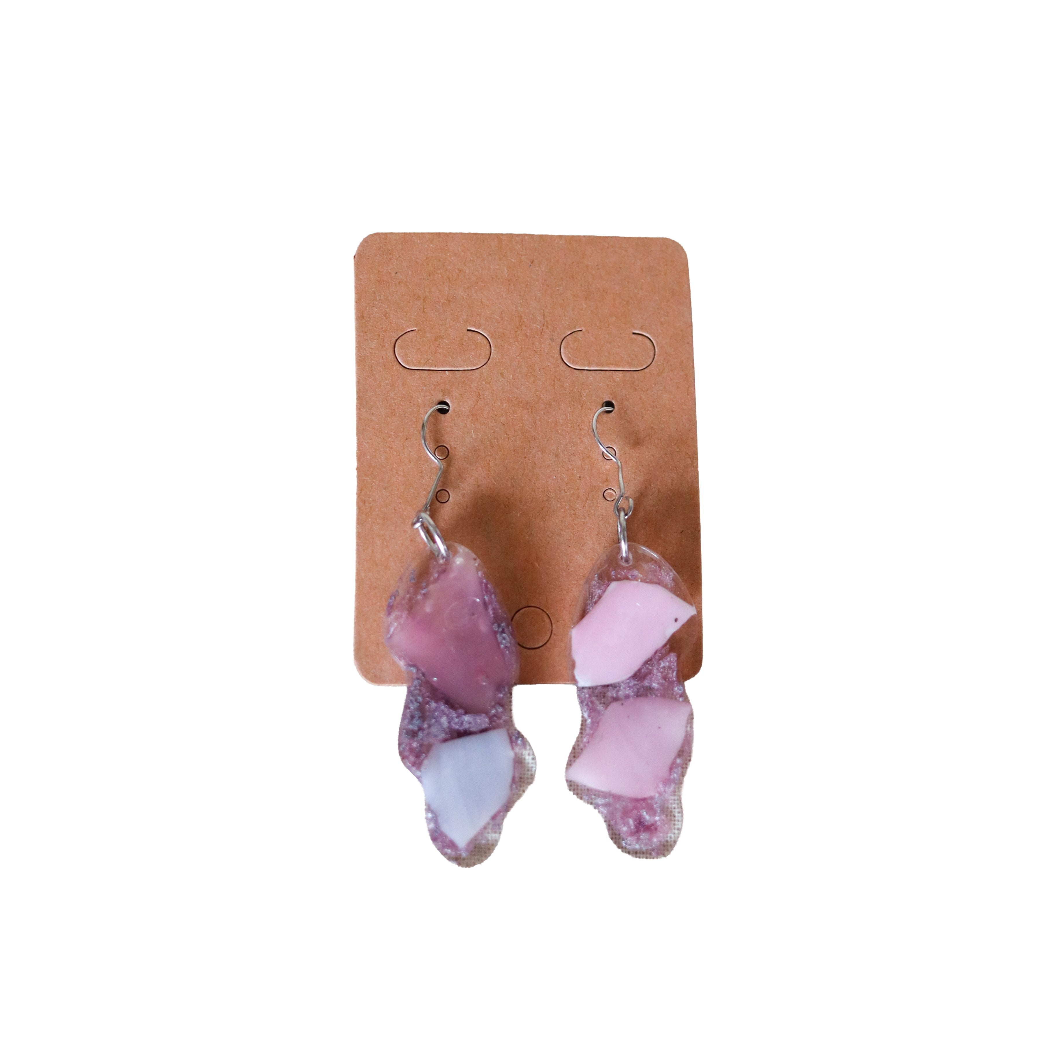 Earrings - Pink Earth