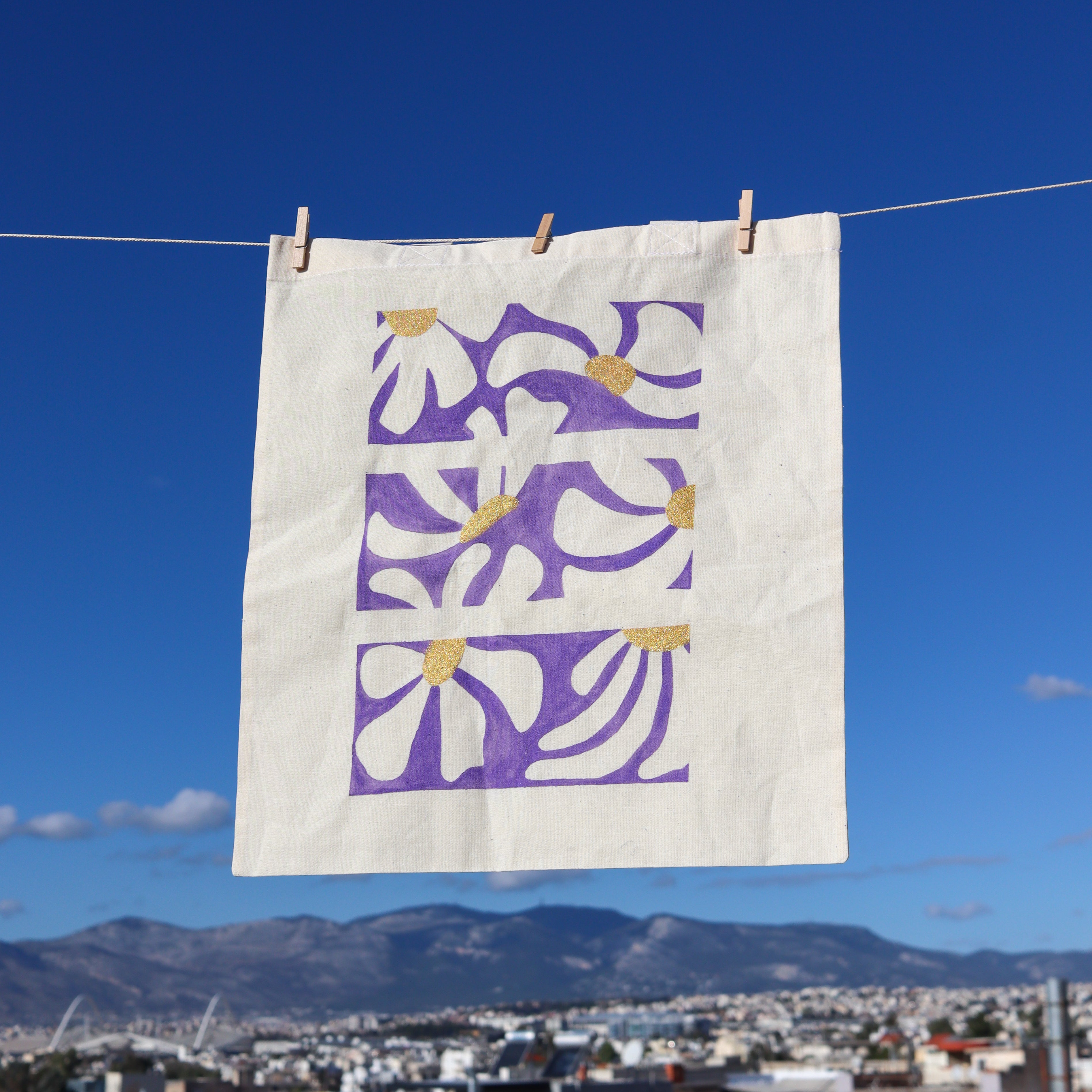 Tote Bag - Funky Flowers
