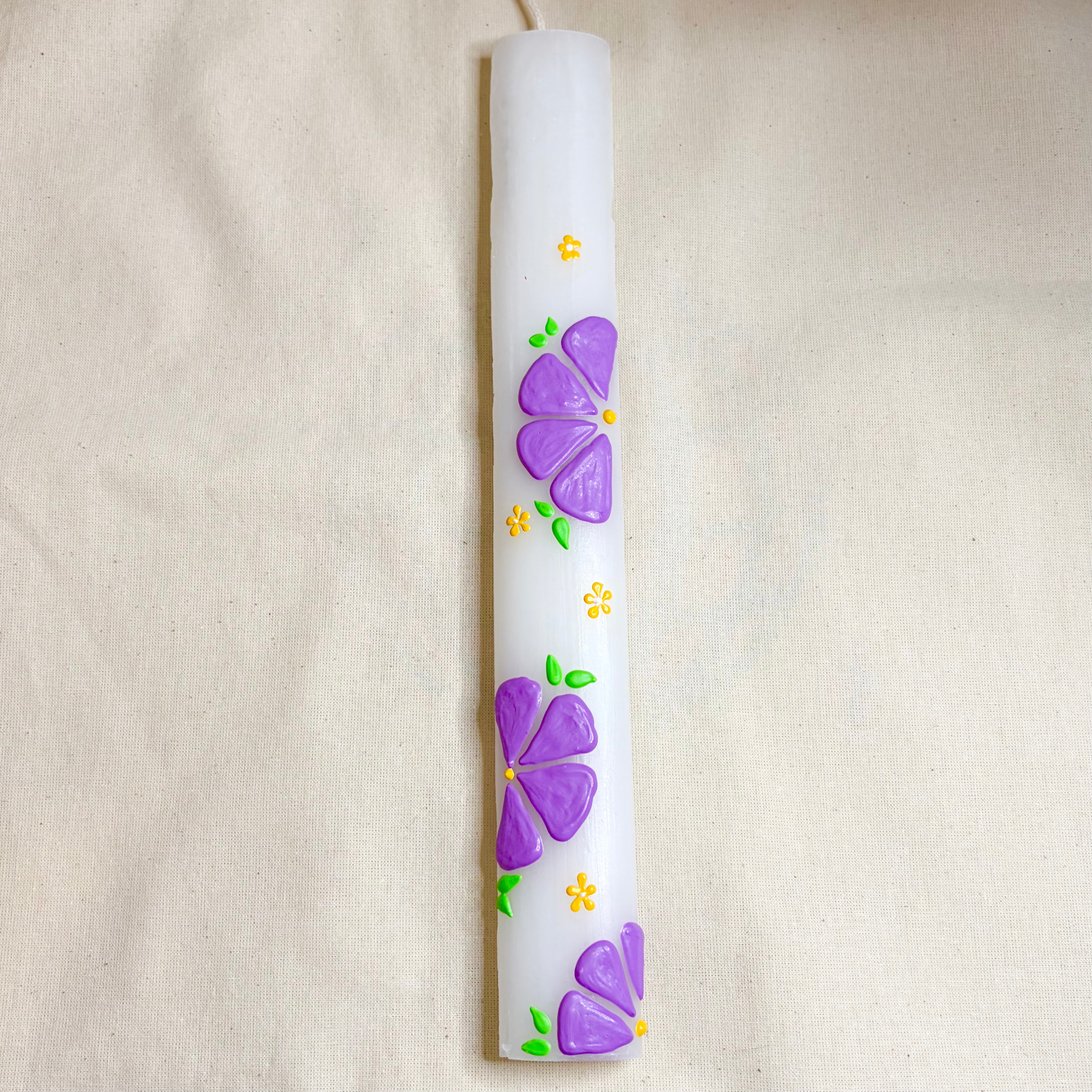 Λαμπάδα - Purple Flowers